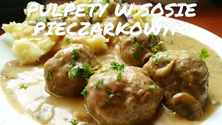 PULPETY W SOSIE PIECZARKOWYM PRZEPYSZNE [upl. by Htebzil]