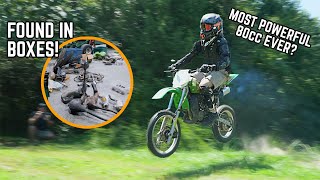 Sending our 80’s Barn Find Kawasaki KX80 2 Stroke Dirt Bike [upl. by Letreece]