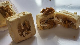 صابلي النوجاnougat معلك بذوق الجوز [upl. by Gnilyarg]