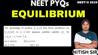 The percentage of pyridine C5H5N that forms pyridinium ion C5H5NH in a 010M aqueous pyridine [upl. by Saticilef249]