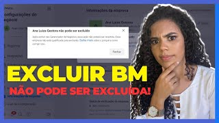 Erro ao Excluir BM Conta Empresarial no Facebook Ads  Soluções [upl. by Heyes]