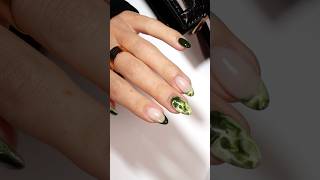 Easy marble nail design using Silicone Nail Stamper 🤍 Full tutorial on YouTube shorts tutorial [upl. by Arec153]