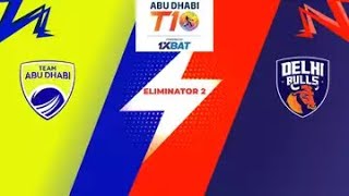 Delhi bulls vs Team Abu dhabi 2nd Eliminator T10 match live 2024 [upl. by Dougy]