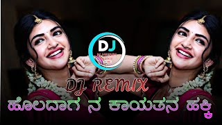 ಹೋಳದಾಗ ನ ಕಾಯತಿನಿ ಹಕ್ಕಿHOLADAGA NA❤️KAYATENI HAKKI DJ JANAPADA SONG💕💫🫠❤️ [upl. by Latini]