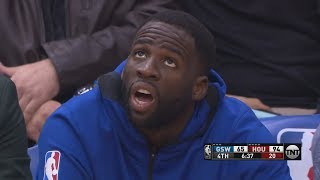 Draymond Green 0 Points Rockets Dominate Warriors 201819 NBA Season [upl. by Barvick]