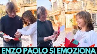 MARIA figlia di Carmen Russo ed Enzo Paolo recita una poesia per la festa del papà ❤️ [upl. by Halbert]