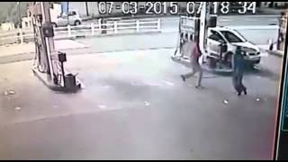 CCTV footage of Durban garage cash heist [upl. by Persse]