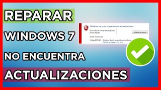 Como Solucionar Windows 7 No Encuentra Actualizaciones ✅ [upl. by Emor]