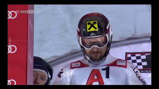 Marcel Hirscher  Slalom Schladming 2018 2 DG [upl. by Hicks773]