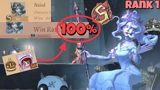 RANK 1 Naiad NAEU  Identity V  Pro Hunter Gameplay [upl. by Cordova]