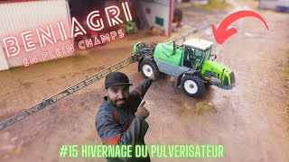 ❄️PREMIERE GELEES❄️LHIVER EST LA ON HIVERNE LE PULVERISTEUR 🛠️ ON PREND SOIN DU MATERIEL👍🚜💨 [upl. by Zerep]