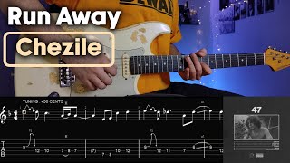 ChezileRun AwayGuitar tabstutoriallesson [upl. by Kusin]