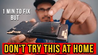 How I Repair Swollen Battery in a minute  DONT TRY AT HOME 2021 [upl. by Giordano]