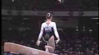 Lilia Podkopayeva 96 Olympics Balance Beam Compulsory [upl. by Melnick335]