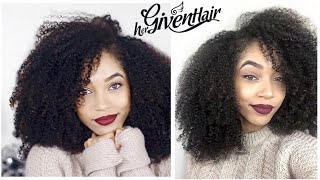 Transitioning Hair❤BEST Curly Clip Ins for Natural Hair ft HerGivenHair [upl. by Ocicnarf576]