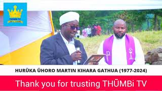 Radio guru Kihara wa Gathua final journey [upl. by Llebasi]