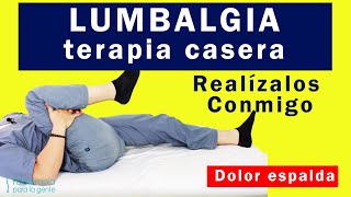 Lumbalgia dolor espalda baja terapia casera [upl. by Perdita685]