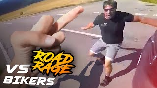 Stupid Road Rage Compilation VS Bikers  Motorcycle Road Rage 2024 [upl. by Ragas665]