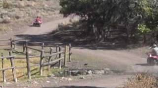 2009 Honda Fourtrax Rancher ATV First Ride [upl. by Eilyk]