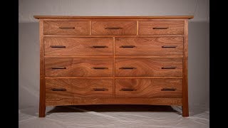 Making a Mahogany Dresser Part 2 Woodworking How To [upl. by Halland]