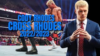 Cody Rhodes  Cross Rhodes compilatoon 20222023 [upl. by Gayla]