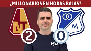 Tolima 20 Millonarios  Liga Dimayor 2024I  Resumen Goles y Táctica por Juan Felipe Cadavid [upl. by Bodnar]