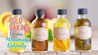 How to Make Homemade Extracts Vanilla Extract Mint amp More Gemmas Bold Baking Basics Ep 7 [upl. by Ashwin]