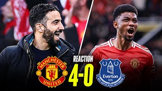 HUGE AMORIM WIN Amad UNREAL Zirkzee amp Rashford SUPERB  MAN UTD 40 EVERTON [upl. by Atnaloj430]