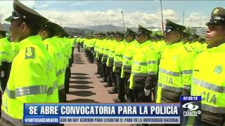 Policía Nacional abre convocatoria de trabajo para 31 mil aspirantes  18 de marzo de 2013 [upl. by Ardie]