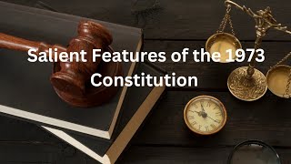 Constitution of 1973 Pakistan Salient Features Explained [upl. by Lemuel]