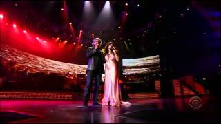 Andrea Bocelli  Katharine McPhee Somos Novios Live [upl. by Ayekehs]