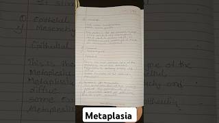 metaplasia pathology metaplasia in hindi metaplasia pathology in hindi shorts youtube ytshorts [upl. by Munster]