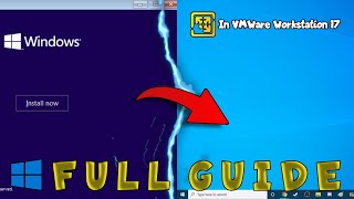 How to Install Windows 10 on a VM  Full Guide 2024 [upl. by Auqenet507]