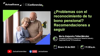 ¿Problemas con el reconocimiento de tu bono pensional Recomendaciones a seguir [upl. by Aihsaei496]