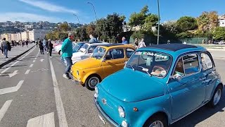 Napoli gran raduno della Fiat 500 storiche [upl. by Naryb]