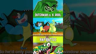 Dutchman vs K Rool This Blunderbuss gon shut him up shorts rapbattle cartoon hiphopmusic [upl. by Adnola]