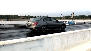 Mercedes C43 AMG 14 mile Race stock [upl. by Odnalo437]