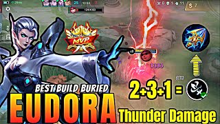 Eudora Build 2024 One Shot Cambo  Best Build Buried S31  Mobile Legends [upl. by Naida]