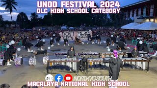 Macalaya National High School  Unod Festival 2024 DLC Competition [upl. by Kerekes]