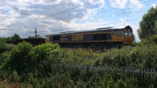 GB Railfreight 66712 Peterborough Power Signalbox  6L37 23rd July 2024 [upl. by Einatsed671]