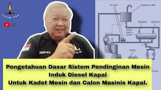 Pengetahuan Dasar Sistem Pendinginan Mesin Induk Diesel Kapal Lilin Tua belajaronline mesinkapal [upl. by Htiel531]