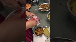 Dall chawal roti asmr food howtomakeandabhurji [upl. by Lenhard]