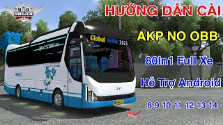 BUSSID V412  APK NO OBB Bản 80In1 Hyundai Universe 29 Ghế Online trong Bus Simulator Indonesia [upl. by Hamo]