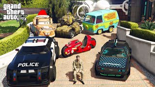 GTA 5  Stealing Fictional Vehicles With Michael  GTA V Real Life Cars 41 [upl. by Matuag]