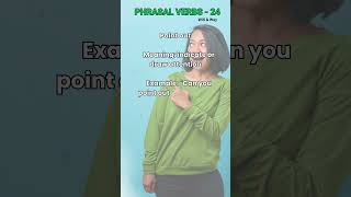 Phrasal Verbs 24 phrasalverbs englishgrammar languagelearning verbphrases englishlanguage [upl. by Muir370]