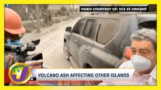 Volcano Ash Affecting Other Caribbean Islands  TVJ News [upl. by Ailalue]