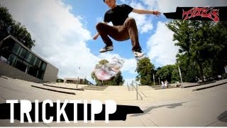 How to Hardflip  einfach und schnell Skateboard Tricks lernen deutschgerman [upl. by Joktan]