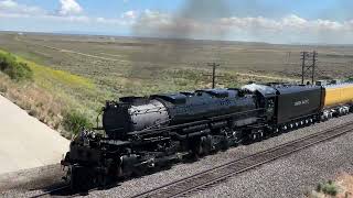 Big Boy 4014 Westward Bound Tour Part 3 Rawlins WY to Creston WY [upl. by Yauqaj]