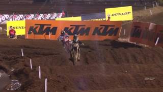 Webb Herlings amp Forkner battle Monster Energy MXGP of Americas 2016 [upl. by Eilasor]