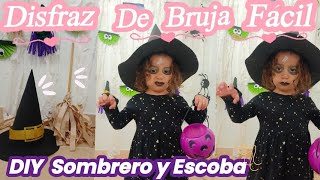 Disfraz Casero de Bruja  Halloween 2024 🕷️🕸️ [upl. by Nahtonoj]